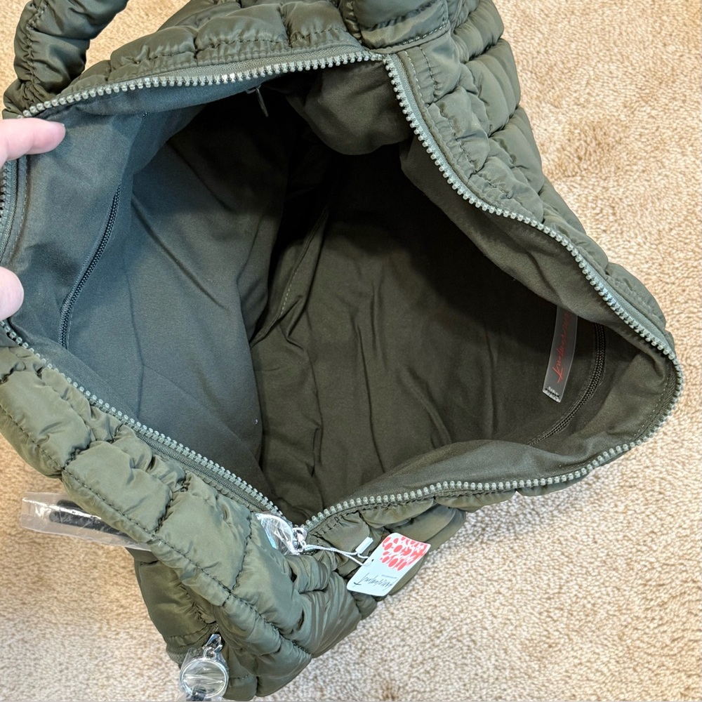 FP Movement by Free People Olive Green Quilted Shoulder Bag - Picture 11 of 16